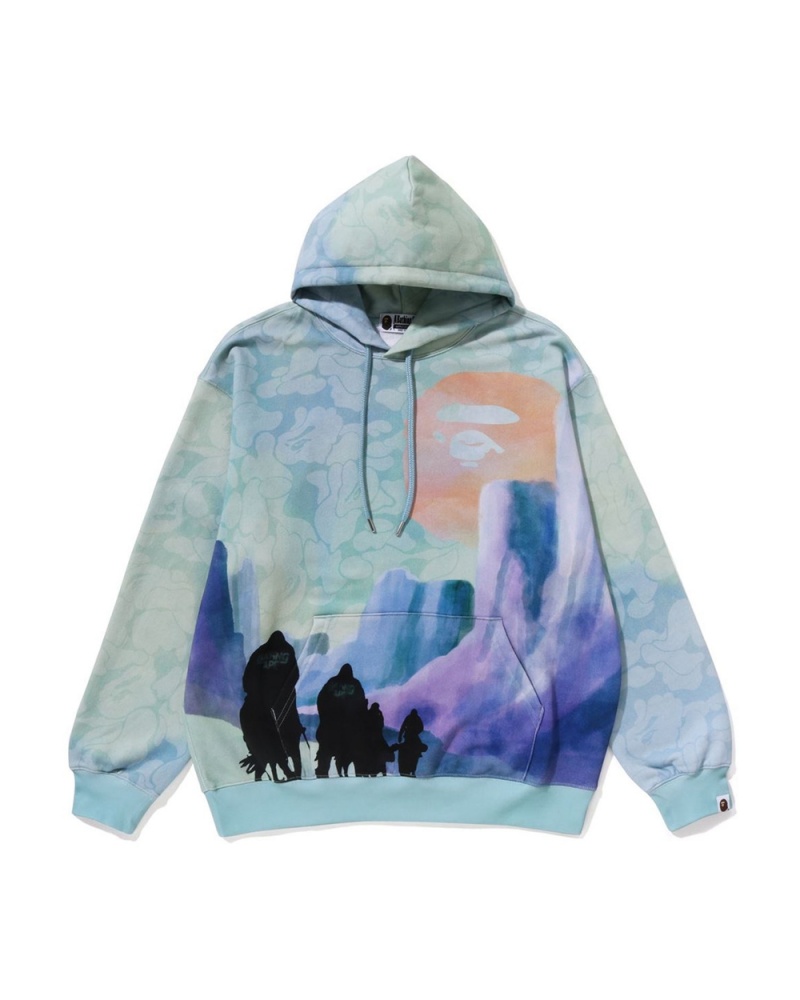 Sudadera Bape Forbidden Zone Pullover Hoodie Hombre Multicolor | 863-WHFCJU