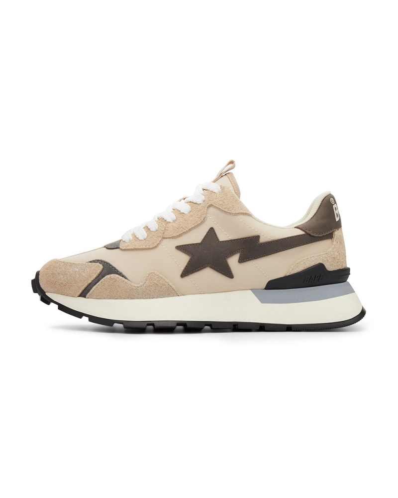 Tenis Bape Carretera STA Express #1 M2 Hombre Beige | 581-ICKRNP