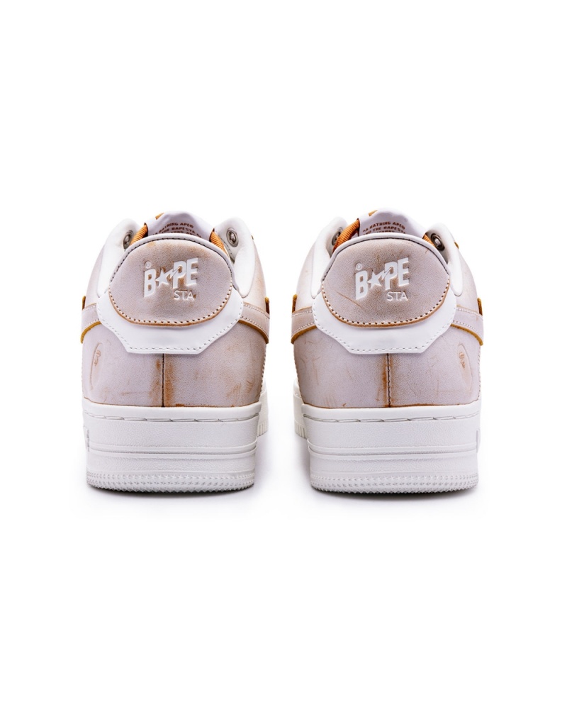 Tenis Bape STA #5 M1 Hombre Beige | 542-ZUEYRJ