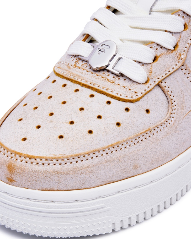 Tenis Bape STA #5 M1 Hombre Beige | 542-ZUEYRJ