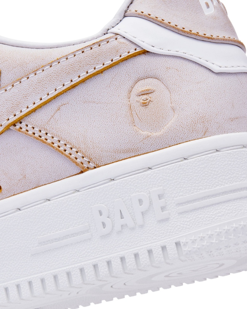 Tenis Bape STA #5 M1 Hombre Beige | 542-ZUEYRJ