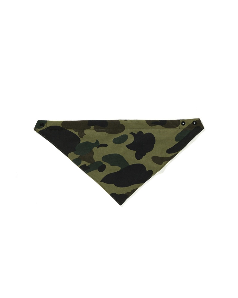 Tops Bape 1st Bandana Bib Niños Verdes | 750-QNIEYH