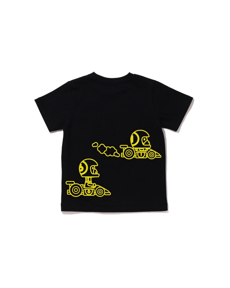 Tops Bape Baby Milo Carreras #4 Niños Negros | 241-ZNHOQD