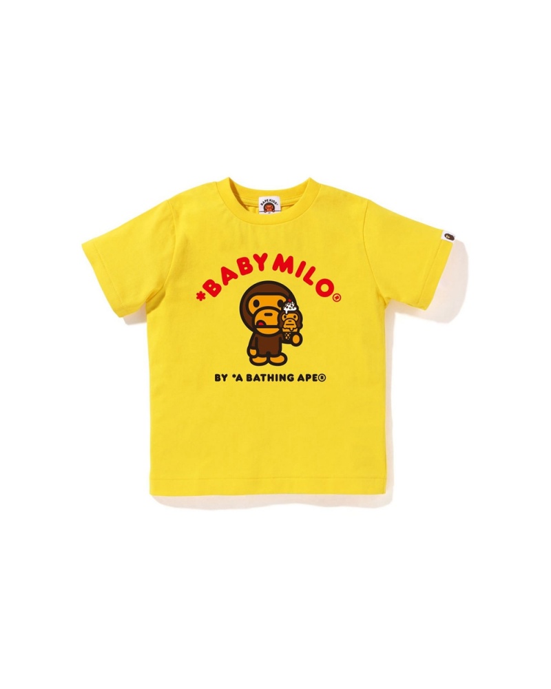 Tops Bape Baby Milo Ice Cream #2 Niños Amarillos | 597-SHYABC