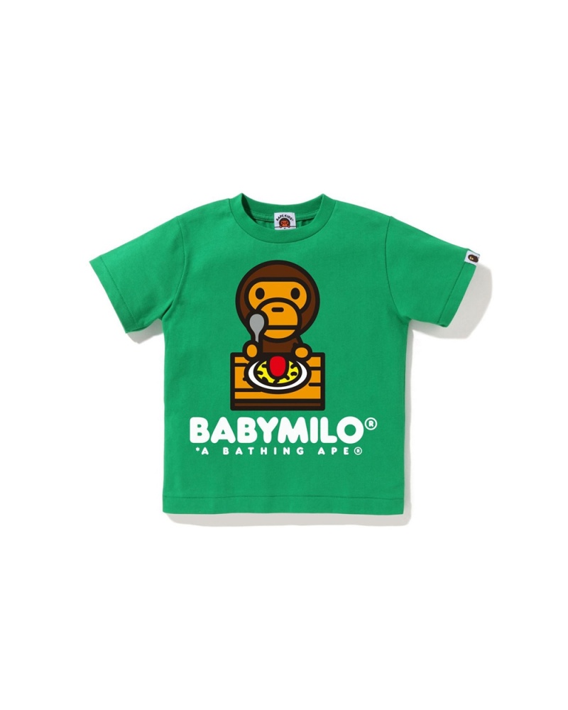 Tops Bape Baby Milo Omelet Niños Turquesa | 041-PQGFBY