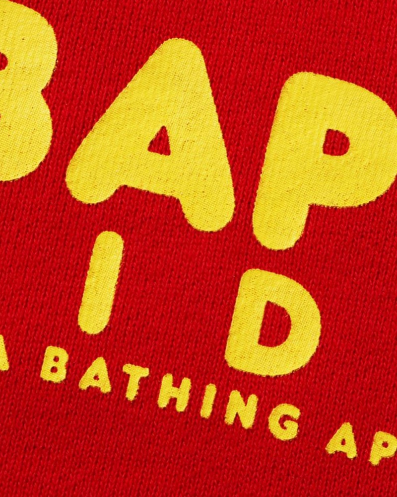 Tops Bape Baby Milo Pocket Zip Hoodie Niños Rojos Claro | 892-PWTDHR