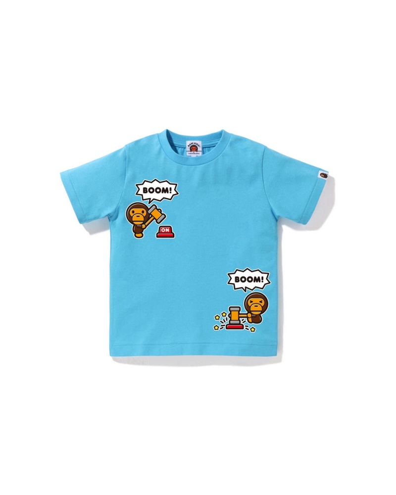 Tops Bape Baby Milo Speech Balloon #4 Niños Azules | 214-FIKDZH