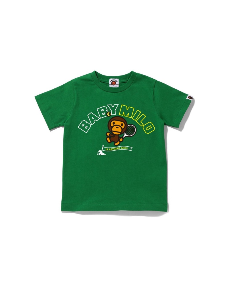 Tops Bape Baby Milo Tenis Niños Turquesa | 501-DLTBUI