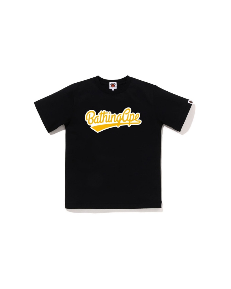 Tops Bape Bathing Ape Jr Niños Negros | 482-JVIURP