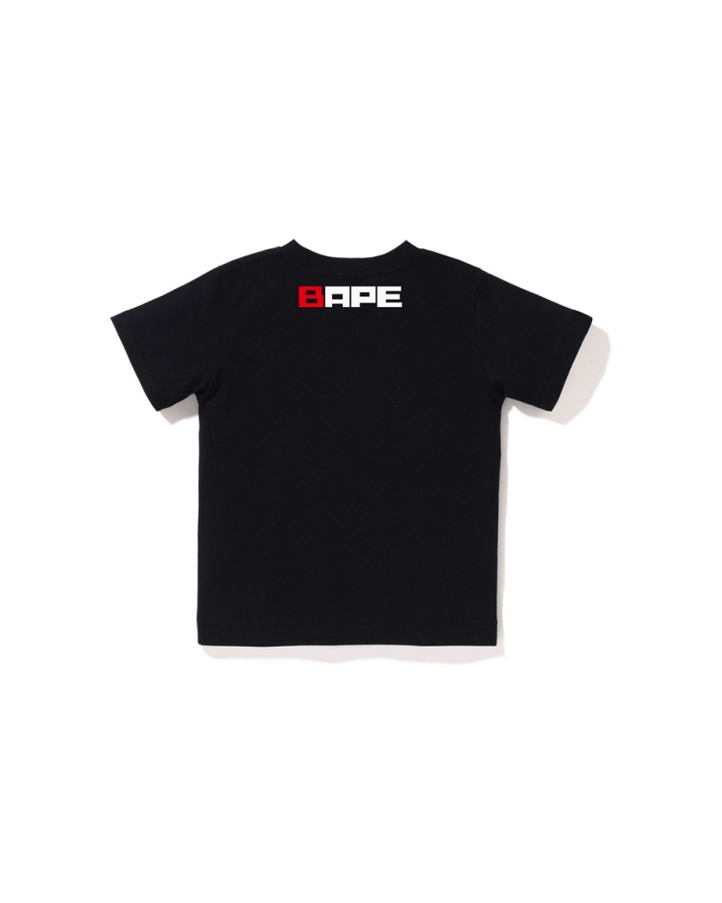 Tops Bape Logo Niños Negros | 078-LQNGJA