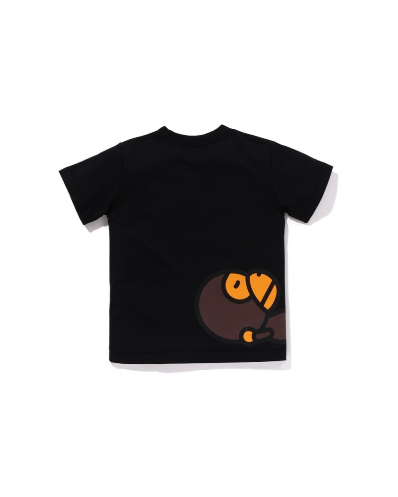 Tops Bape Sleeping Baby Milo Banana Niños Negros | 359-CYGDJV